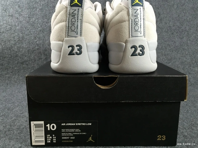 Rep Onekick Jordan Grey Air 12 Suede 308317-002 Low 0725